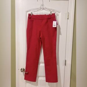 Red pants. New with tags.